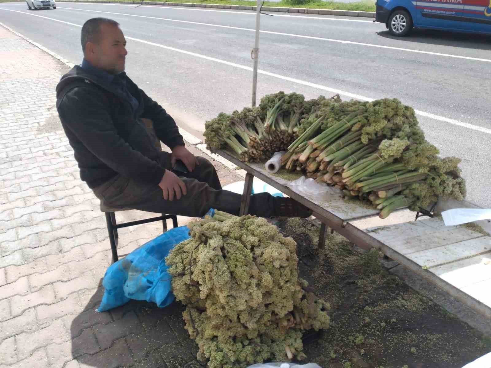 Tercan&rsquo;da &lsquo;yayla muzunun&rsquo; destesi 50 ila 80 TL&rsquo;den satışta
