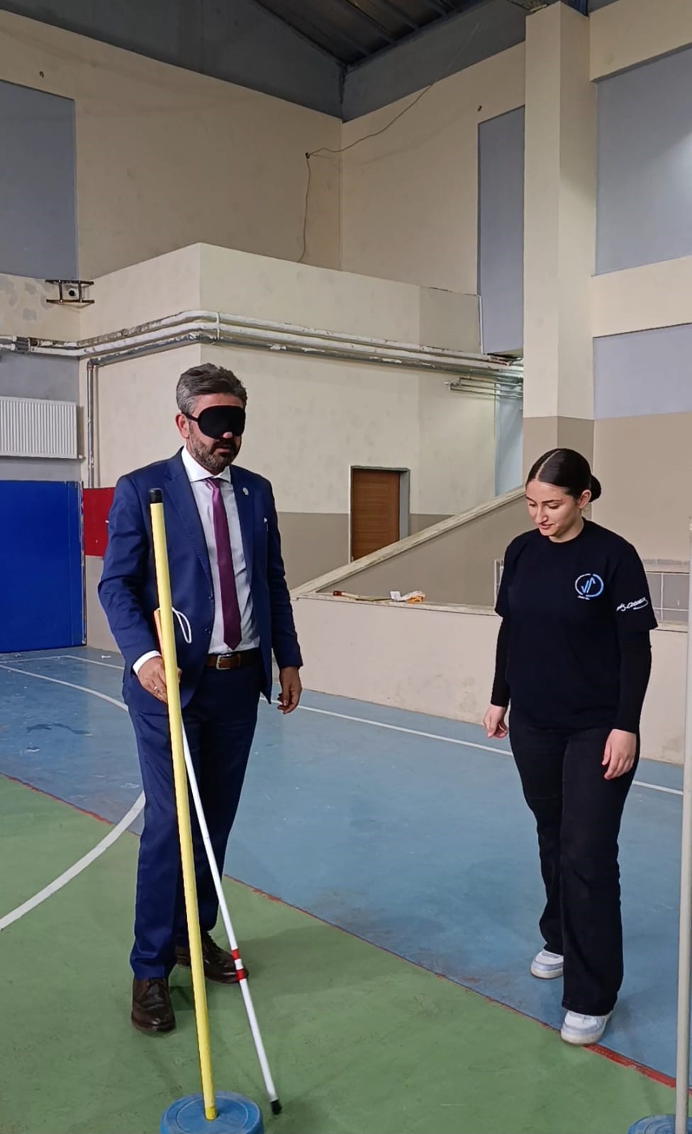 Engellileri daha iyi anlamak için okulda "Empati Parkuru" kuruldu
