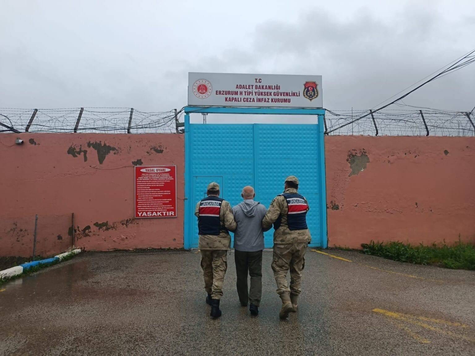 Yakalaması olan şahıs cezaevine teslim edildi