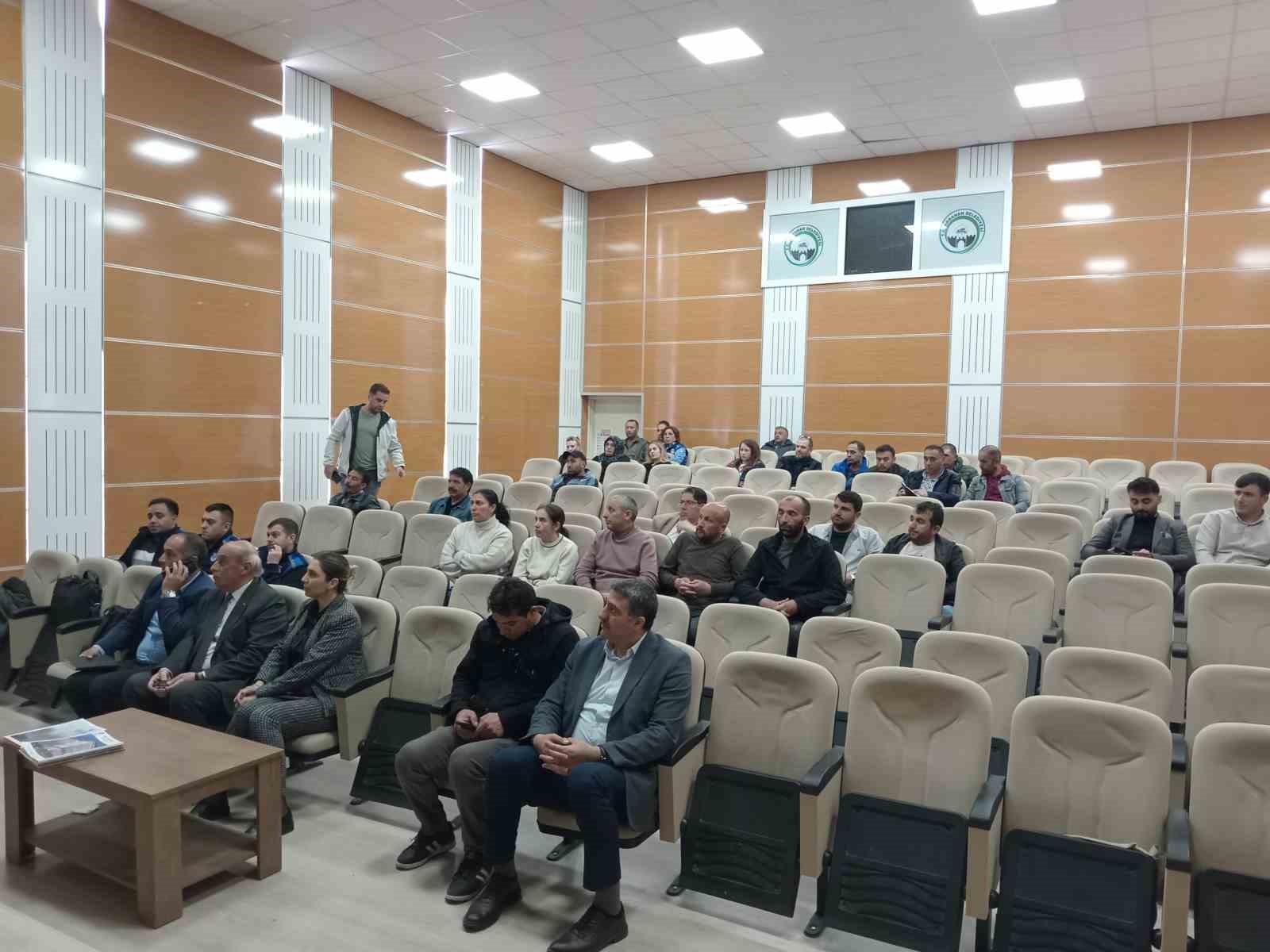 Belediye personeline iş sağlığı ve güvenliği eğitimi verildi
