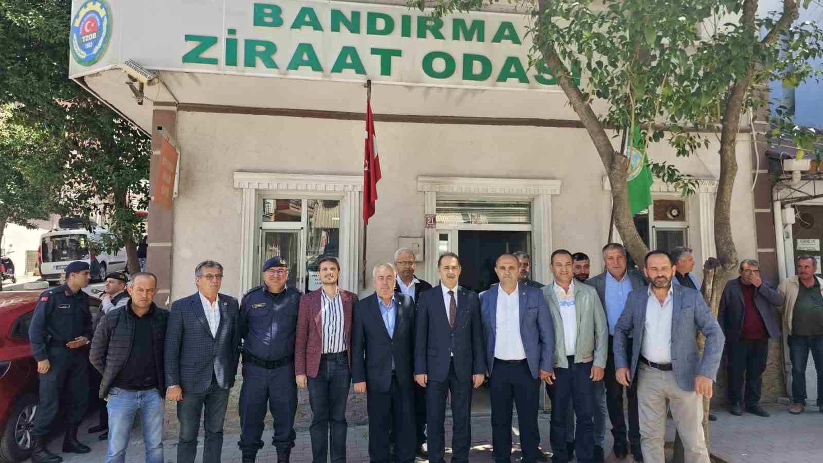 Bandırma Ziraat Odası, &ccedil;ift&ccedil;ilerin g&uuml;n&uuml;n&uuml; kutladı
