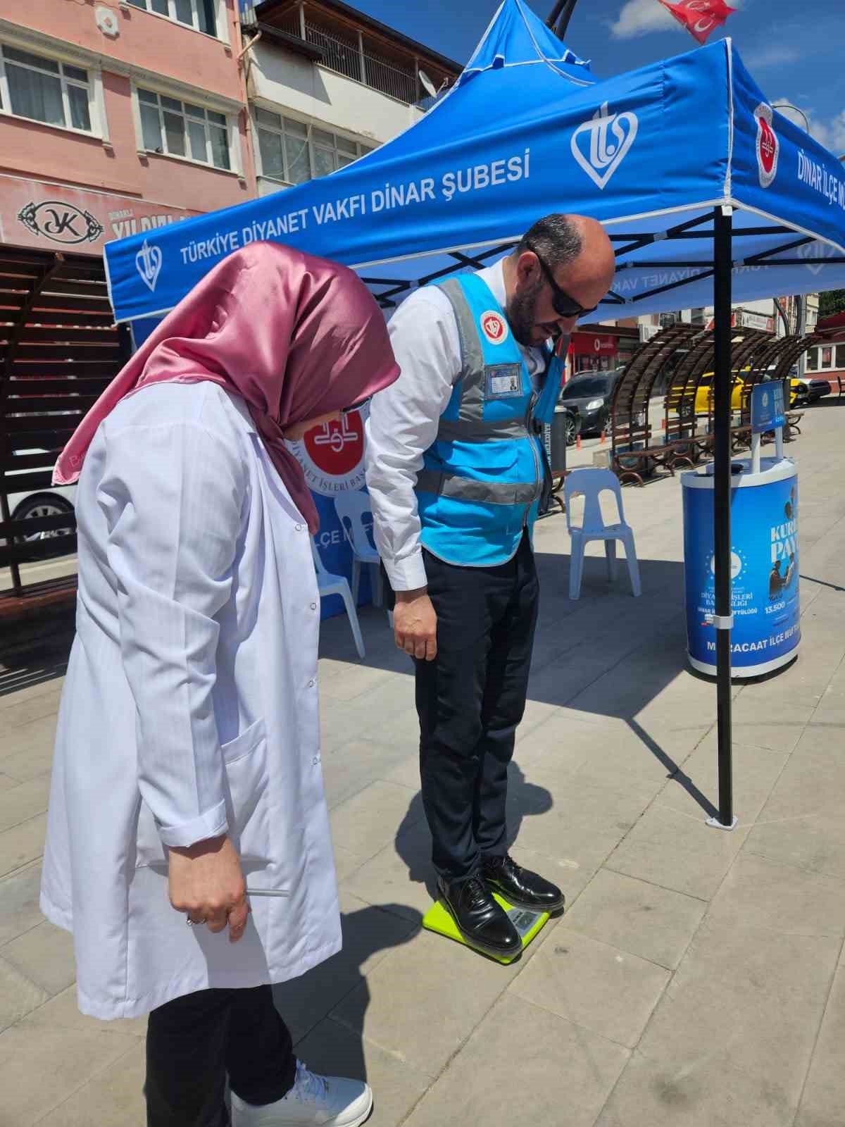 &lsquo;İdeal Kilonu &Ouml;ğren, Sağlıklı Yaşa&rsquo; kampanyası Afyonkarahisar&rsquo;da başladı
