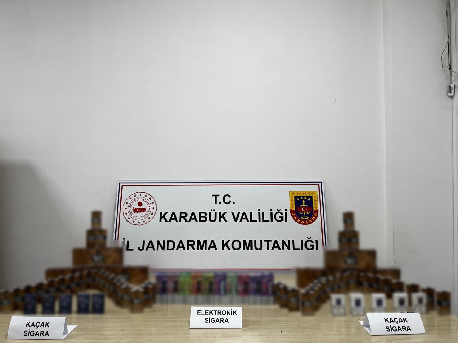 Karabük’te kaçak sigara operasyonu