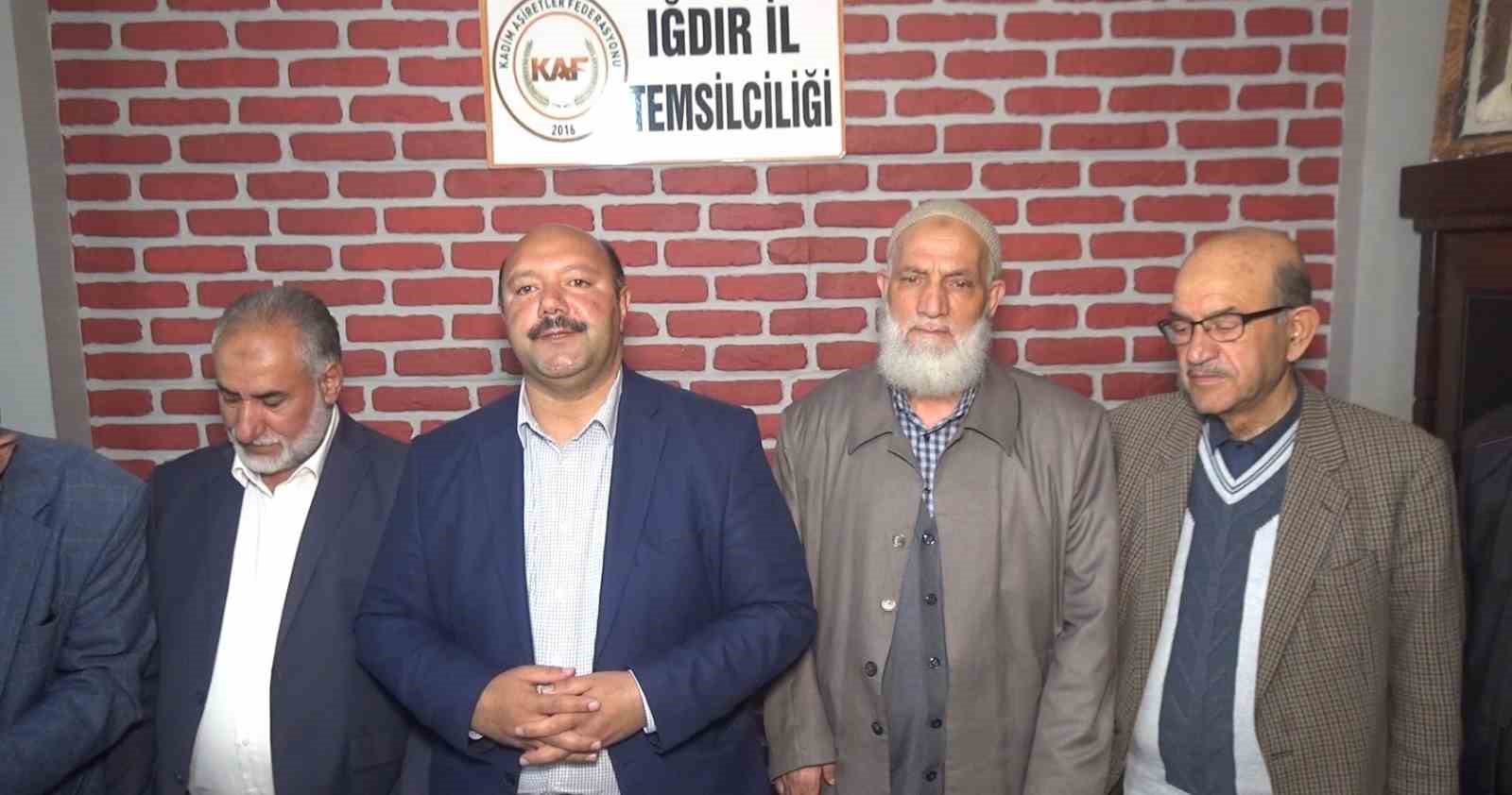 Iğdır’daki aşiret liderleri ve kanaat önderlerinden terörsüz Türkiye açıklaması