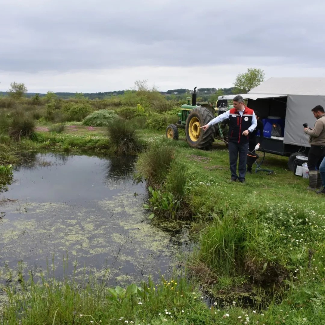 Sinop&rsquo;ta dronlu sivrisinek ila&ccedil;laması
