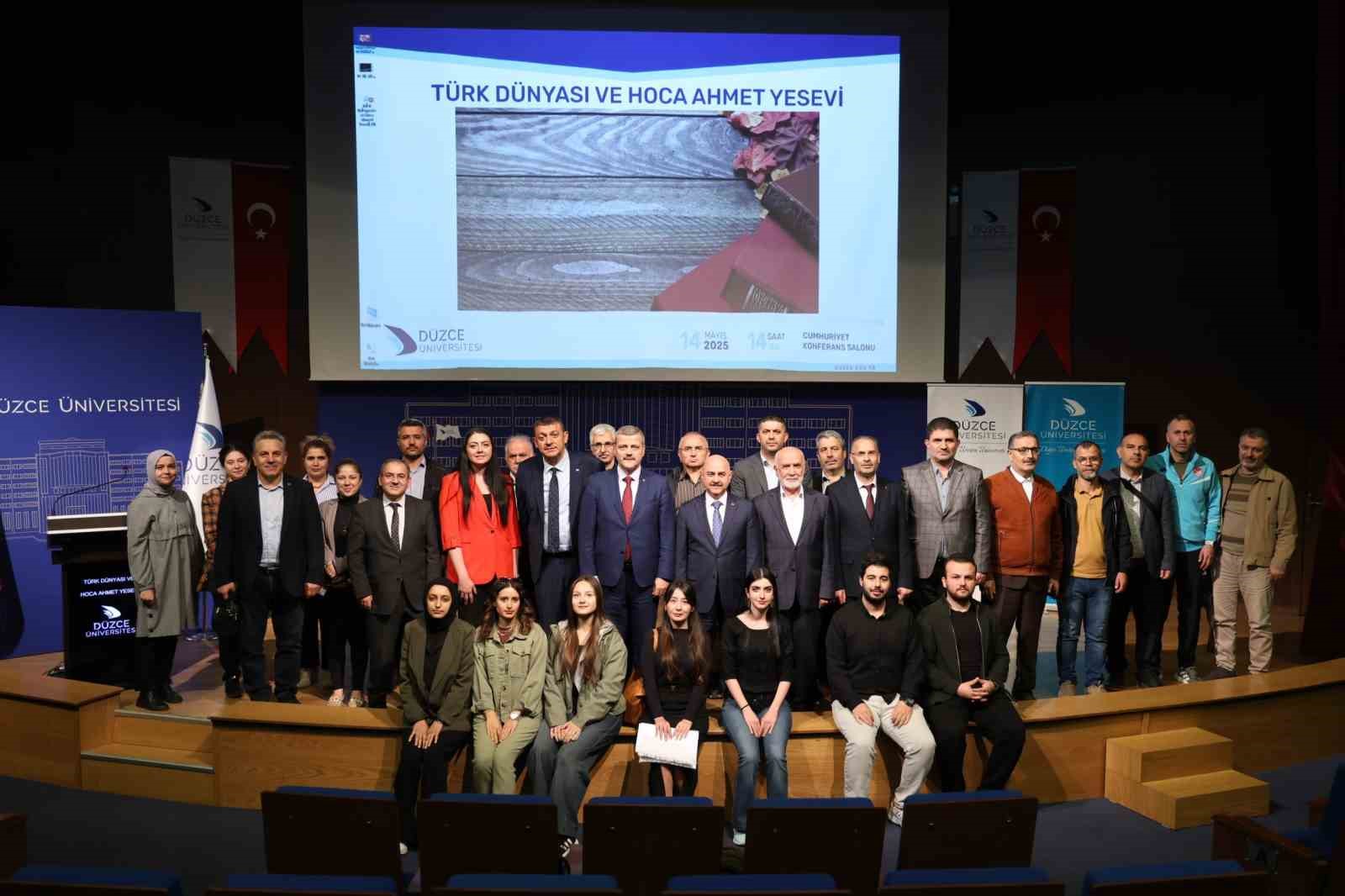 Türk Dünyası ve Hoca Ahmet Yesevi konuşuldu