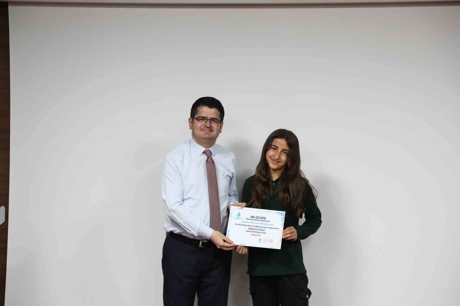 Mardin’de "Suyu Boşa Harcama, Geleceği Kucakla Yarışması" ödülleri sahiplerini buldu