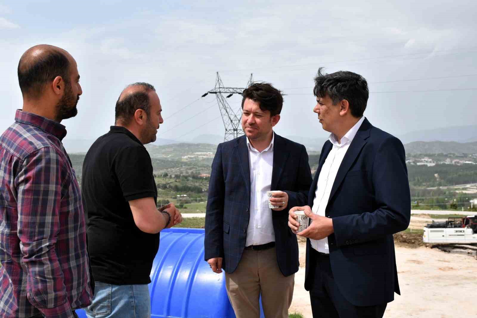 Başkan Durgut, 2. Etap TOKİ inşaatını yerinde inceledi