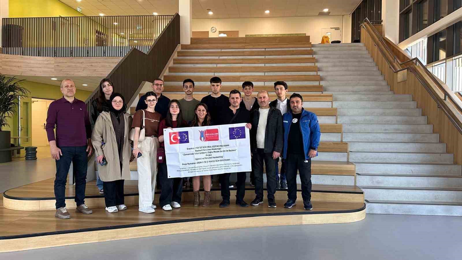 Bayburt Fen Lisesi Erasmus+ Projesi Hareketlilikleri devam ediyor