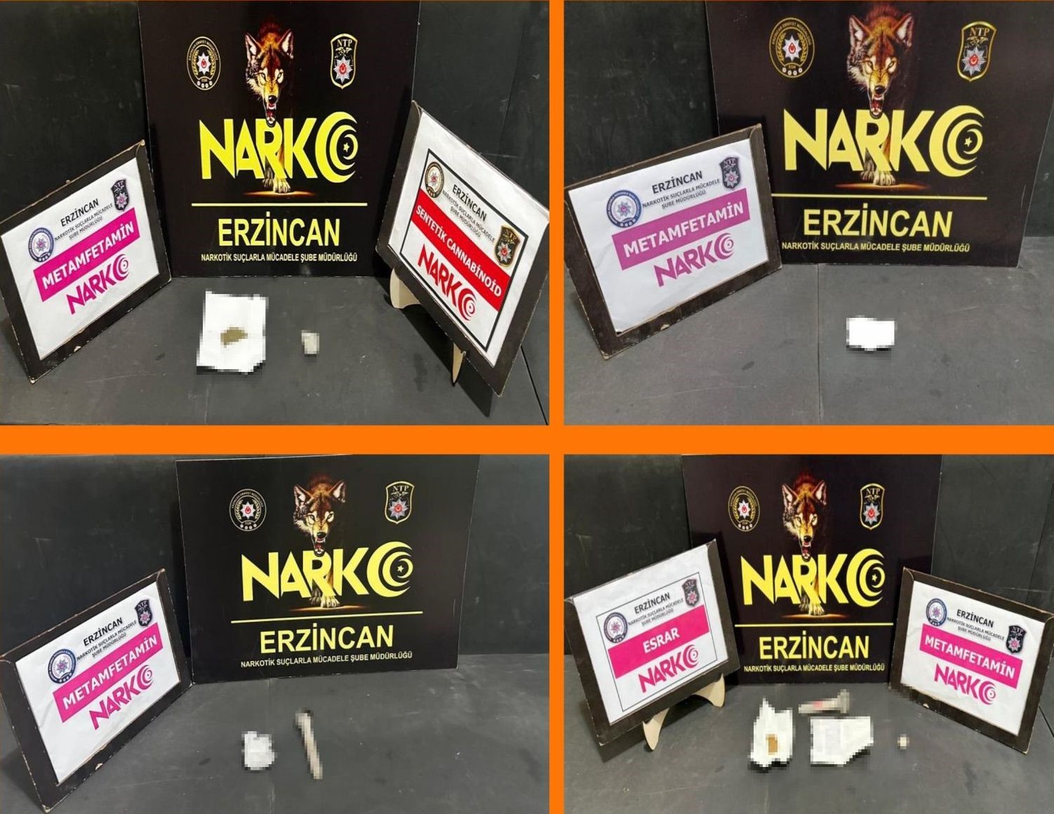 Erzincan’da 5 kişiye uyuşturucu kullanmaktan işlem yapıldı