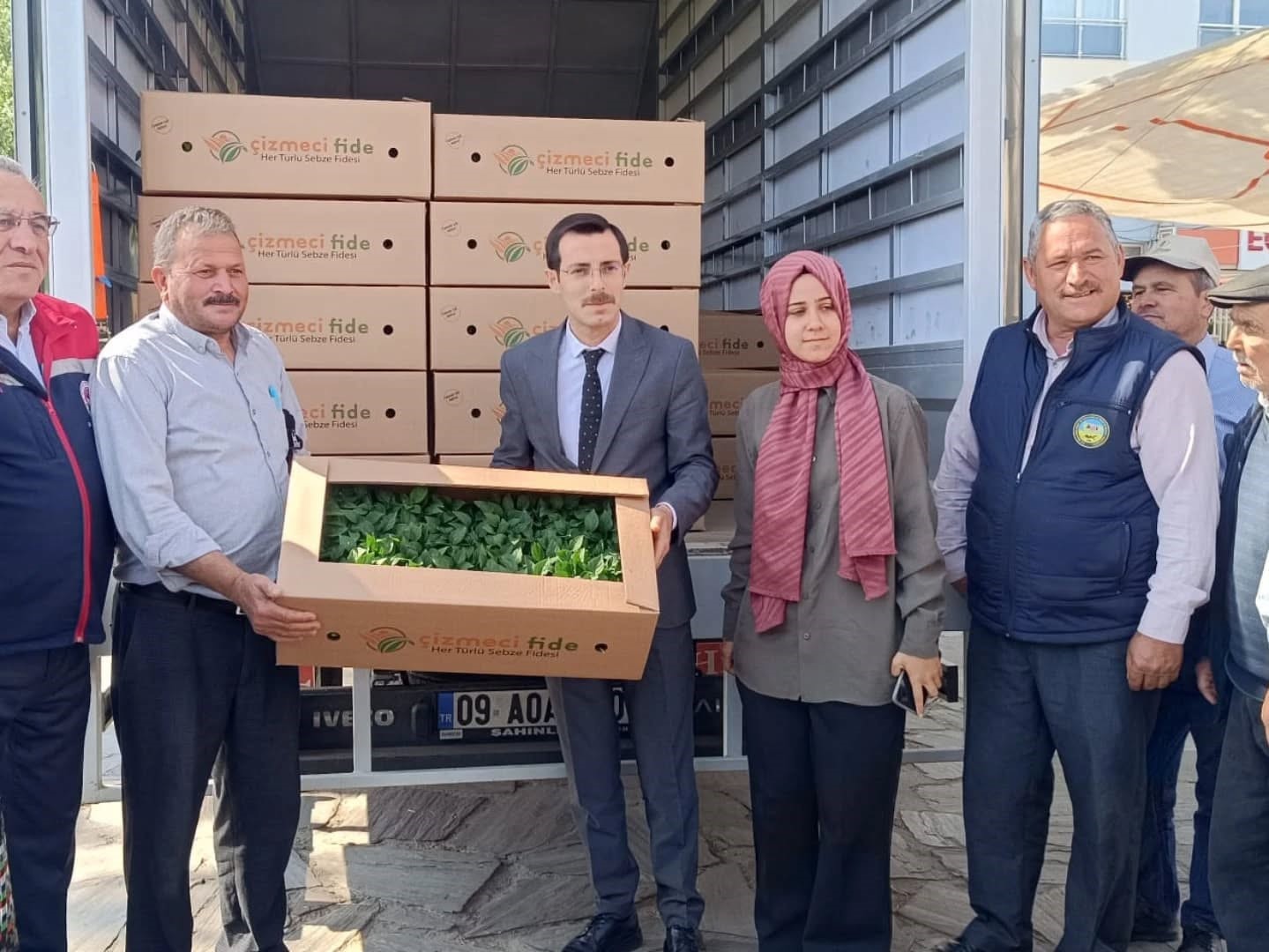 Bozdoğan&rsquo;da 60 bin turşuluk biber fidesi dağıtıldı
