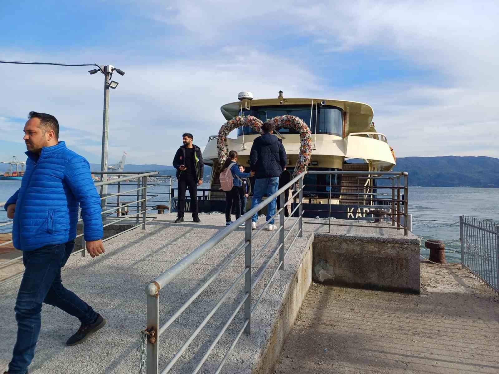 Sefere başlayan Yarımca İskelesi’ne ilgi yüksek
