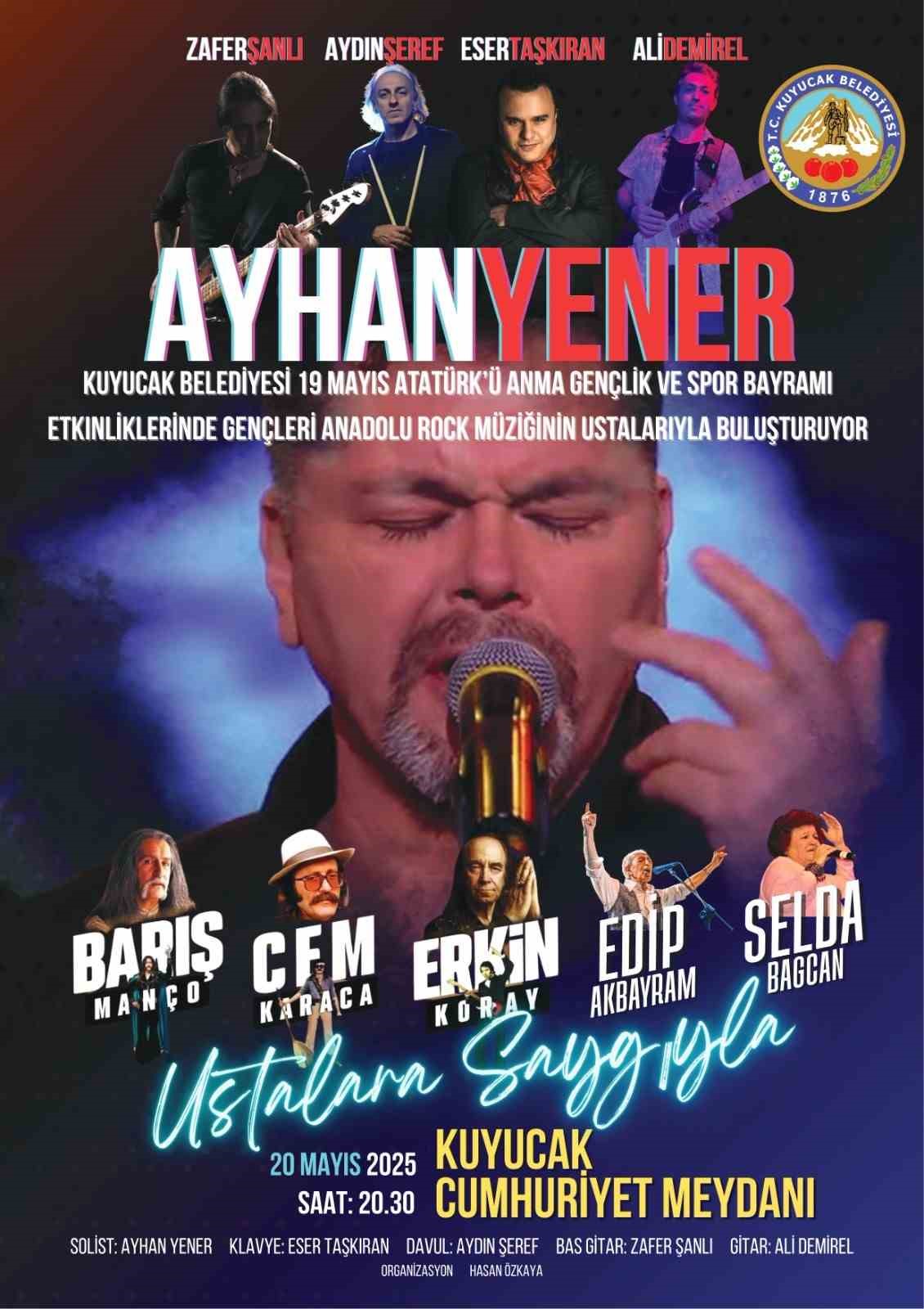 Kuyucak Belediyesi’nden gençlik konseri