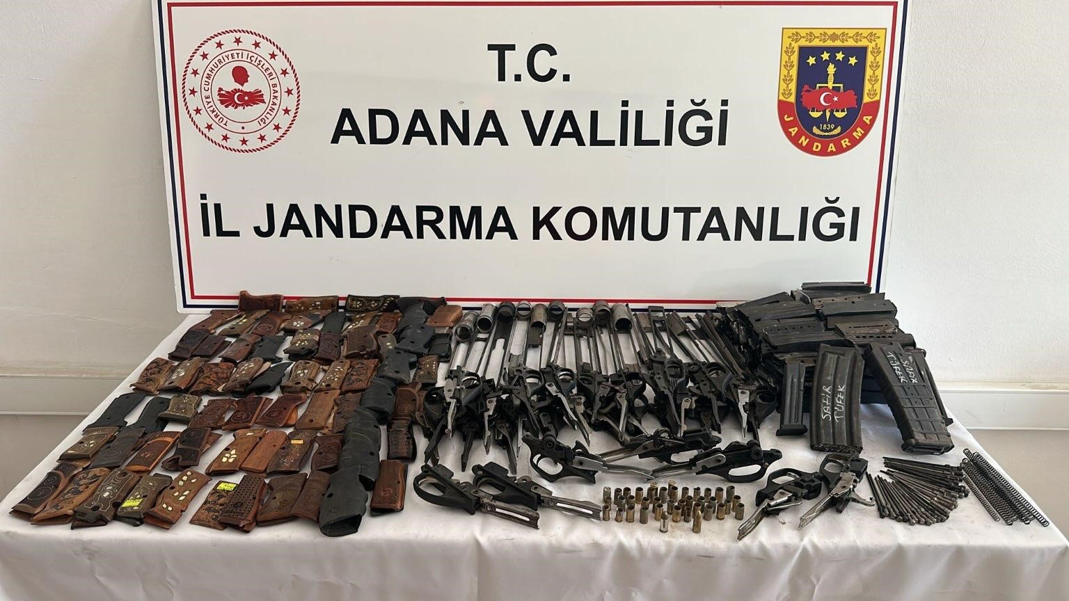 Adana’da silah üretimi yapan şüpheli yakalandı