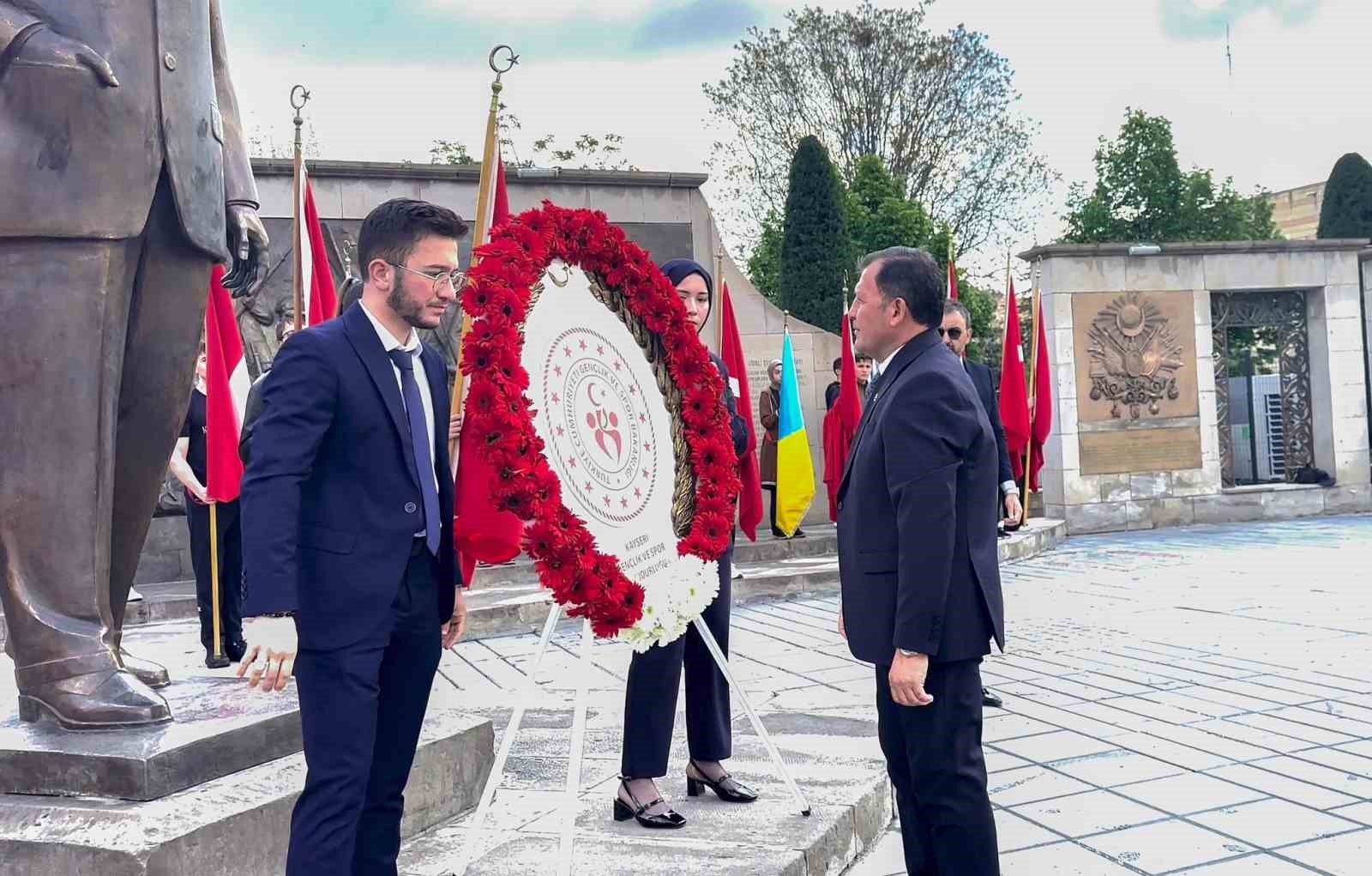 Kayseri’de Gençlik Haftası 106. yıl dönümü kutlamaları başladı