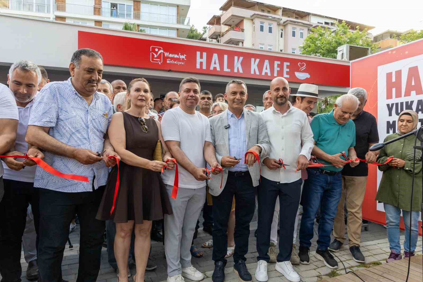 Manavgat’ta ilk halk kafe açıldı
