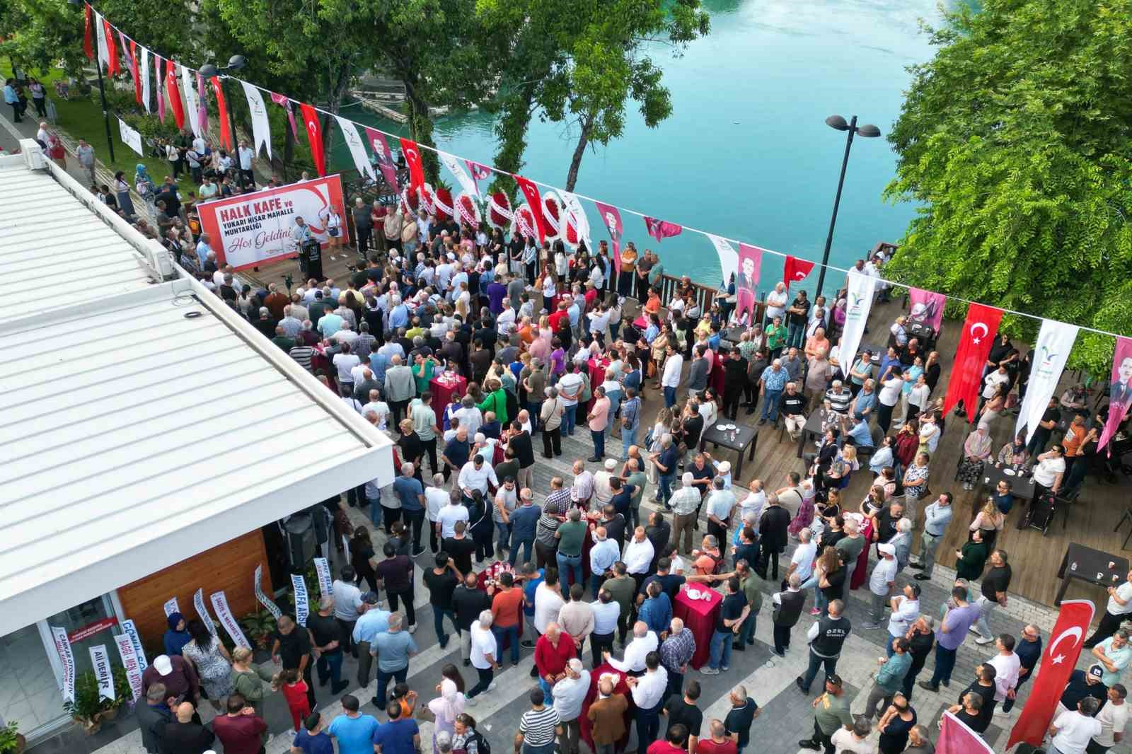 Manavgat&rsquo;ta ilk halk kafe a&ccedil;ıldı
