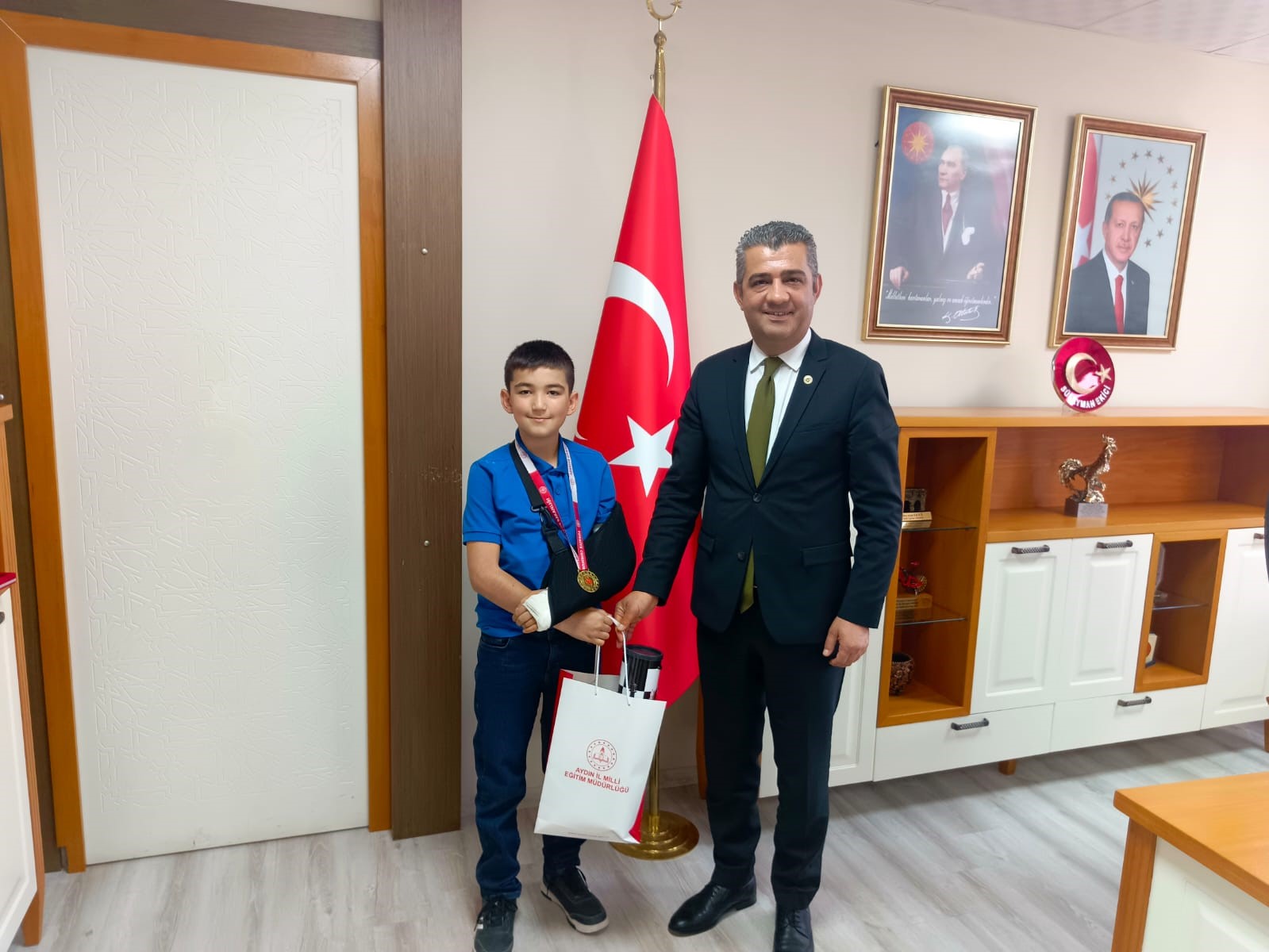 Azmiyle engeli aştı, Türkiye şampiyonu oldu
