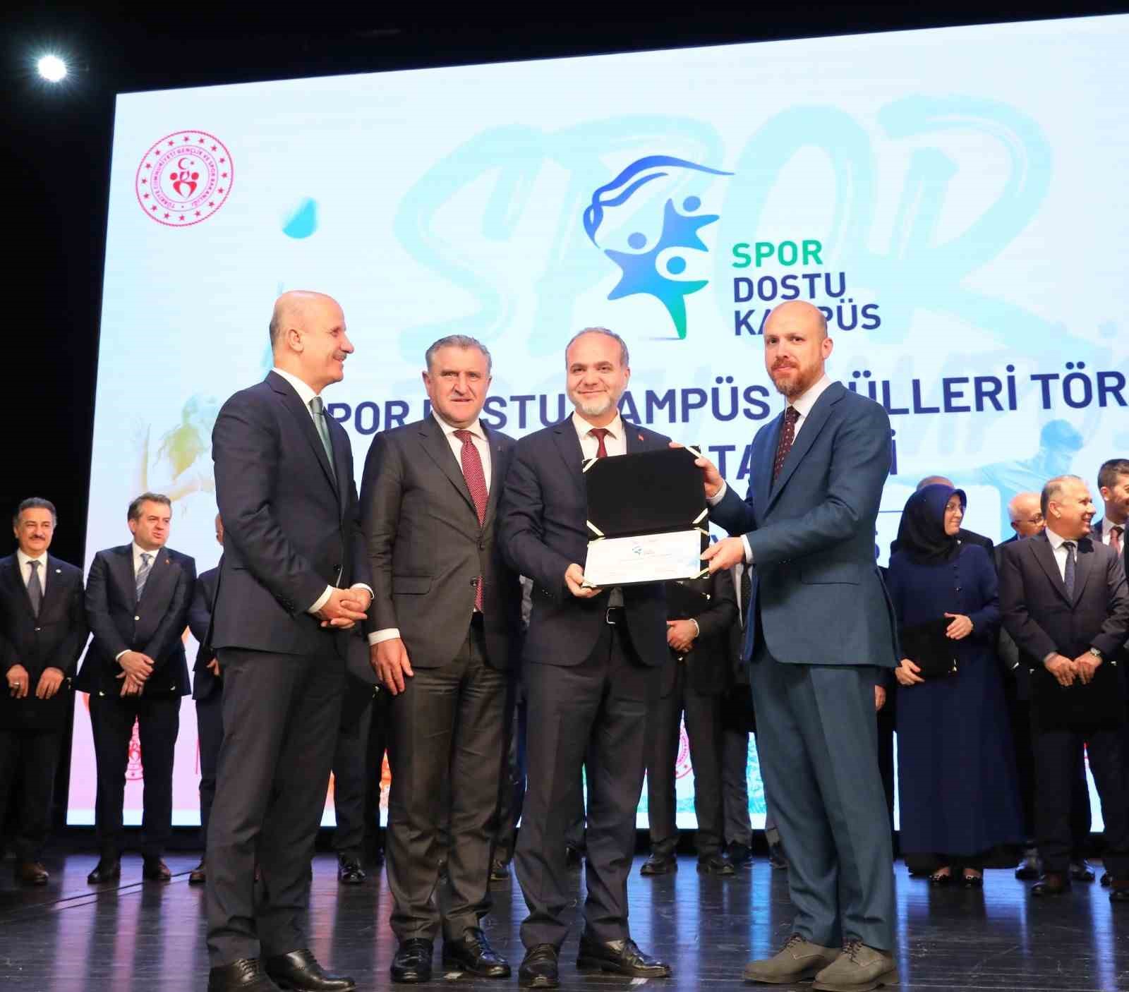 NÖHÜ, Türkiye’nin ilk "Spor Dostu Kampüs" unvanı alan üniversitelerinden oldu