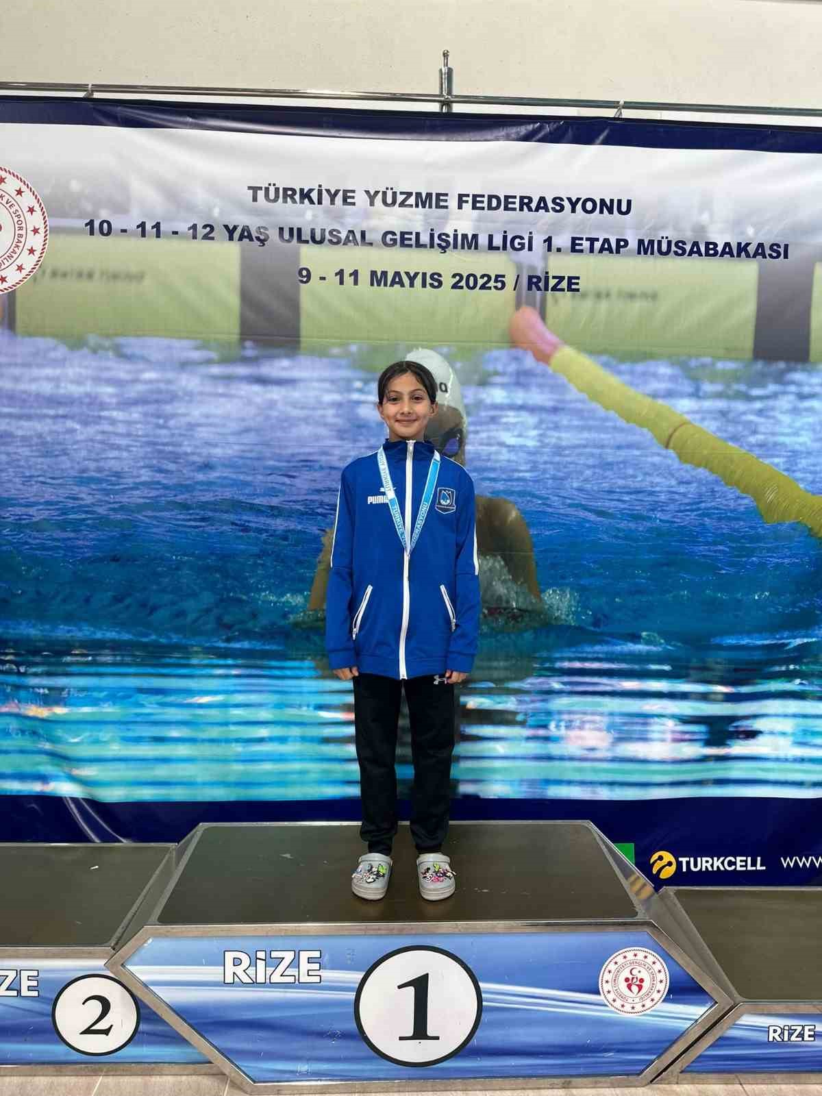 Yunusemreli yüzücülerden Manisa’ya 9 madalya
