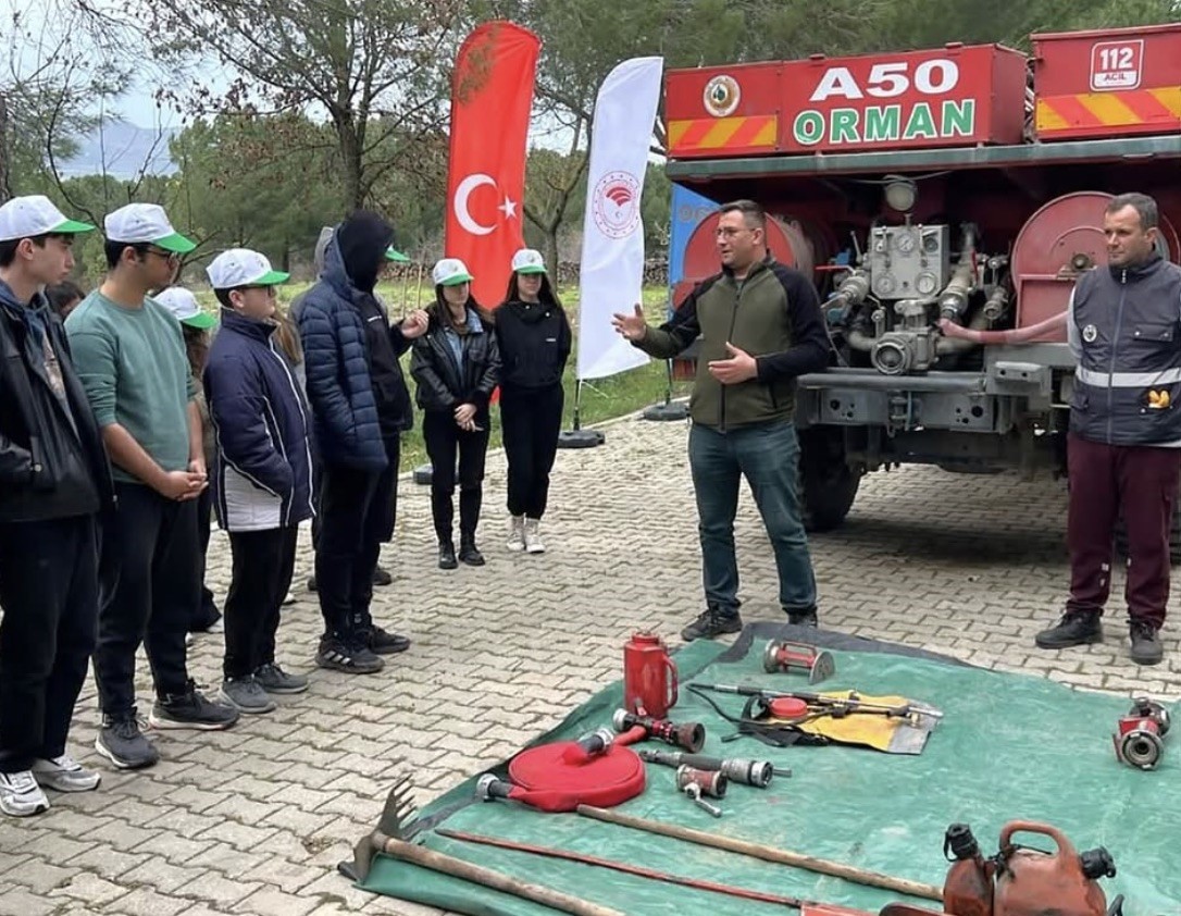 Gönen’de öğrencilere orman yangınlarına karşı farkındalık eğitimi verildi