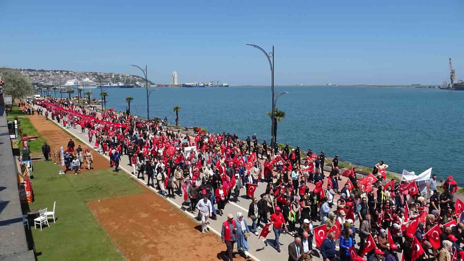 Samsun’da Aile Yürüyüşü