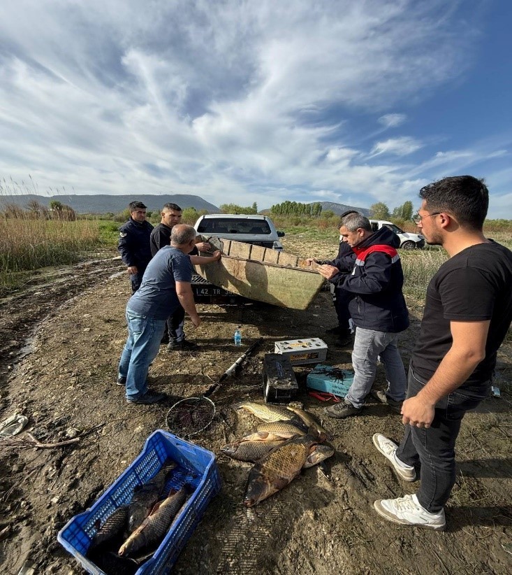 Konya’da elektroşokla avlanan 2 kişiye 1 milyon 416 bin lira ceza