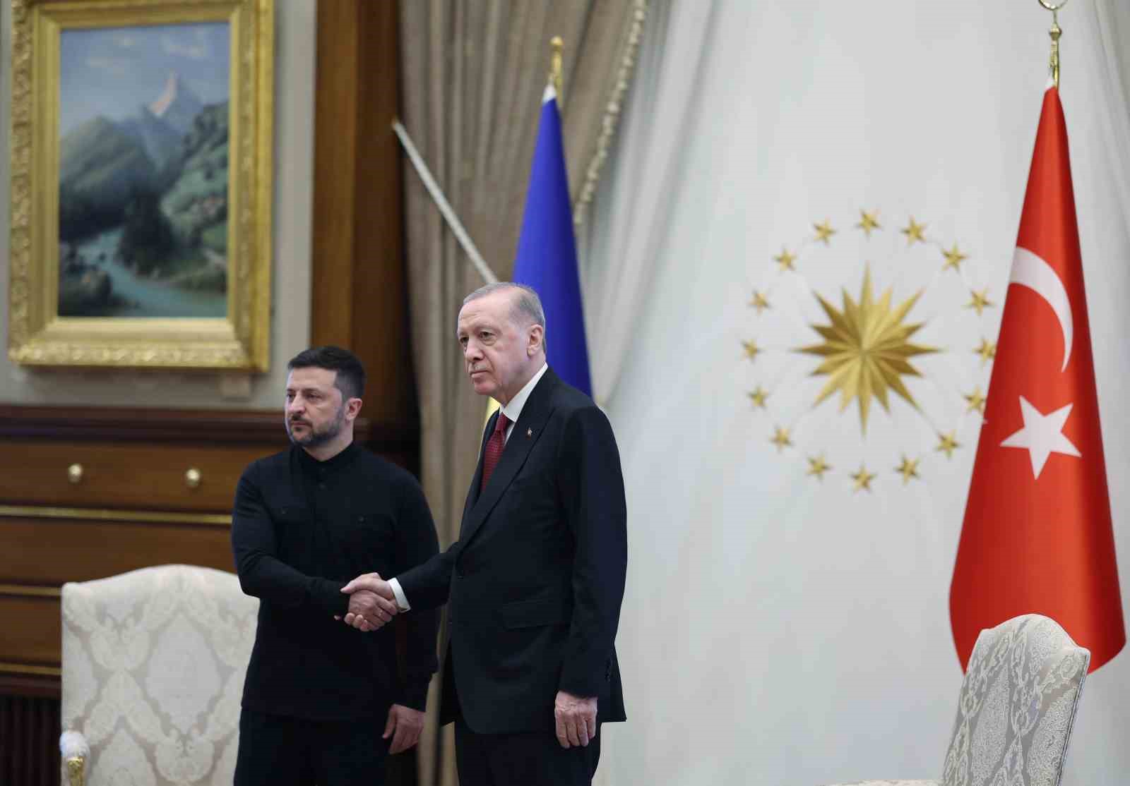 Cumhurbaşkanı Erdoğan, Ukrayna Devlet Başkanı Zelenskiy ile görüştü