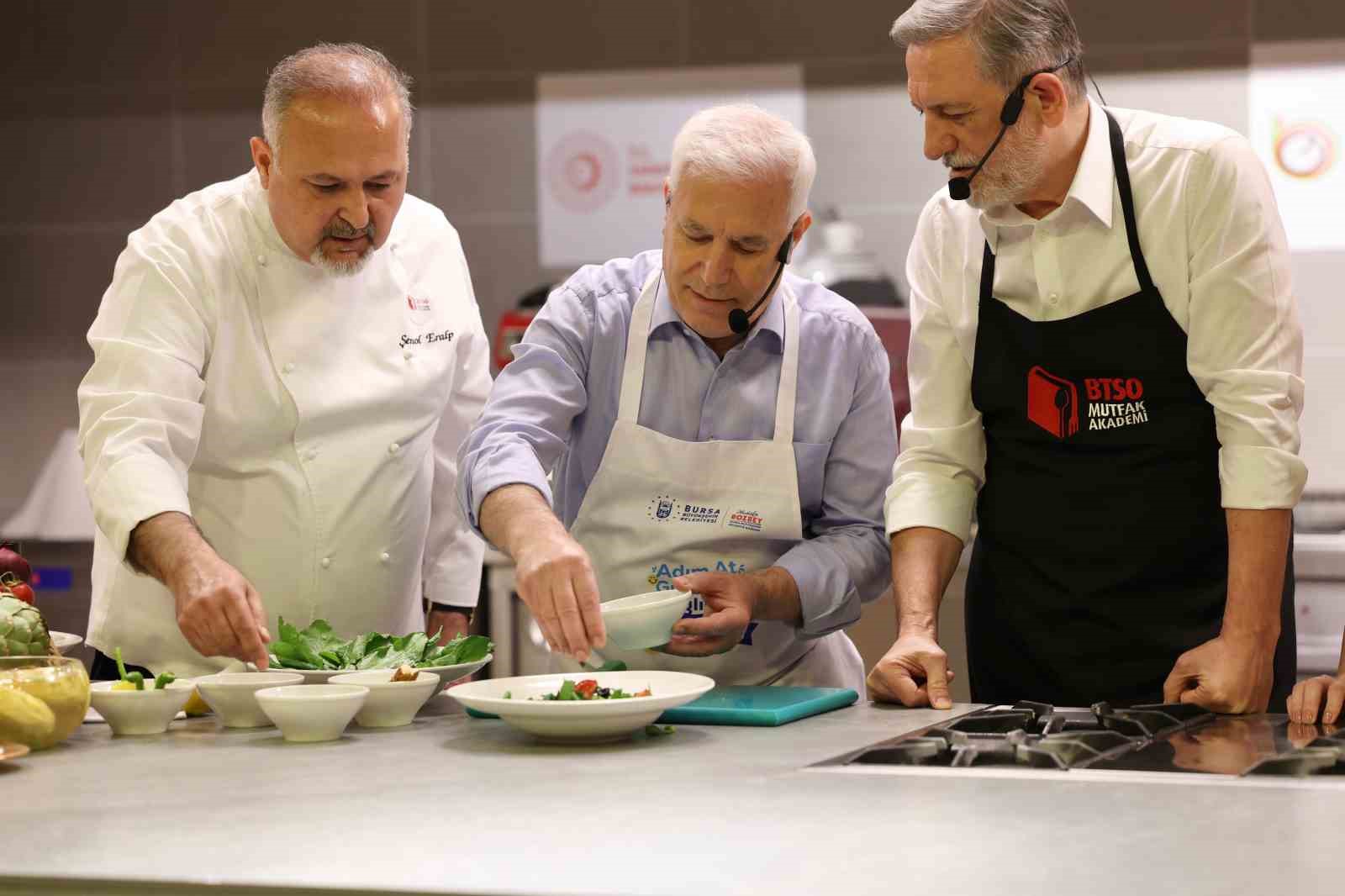 Başkan ve eşi, obezite ile mücadele için mutfağa girdi