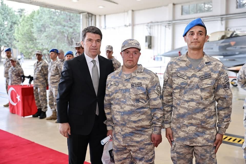 Merzifon 5. Ana Jet Üssü’nde engelliler bir günlük temsili askerlik yaptı