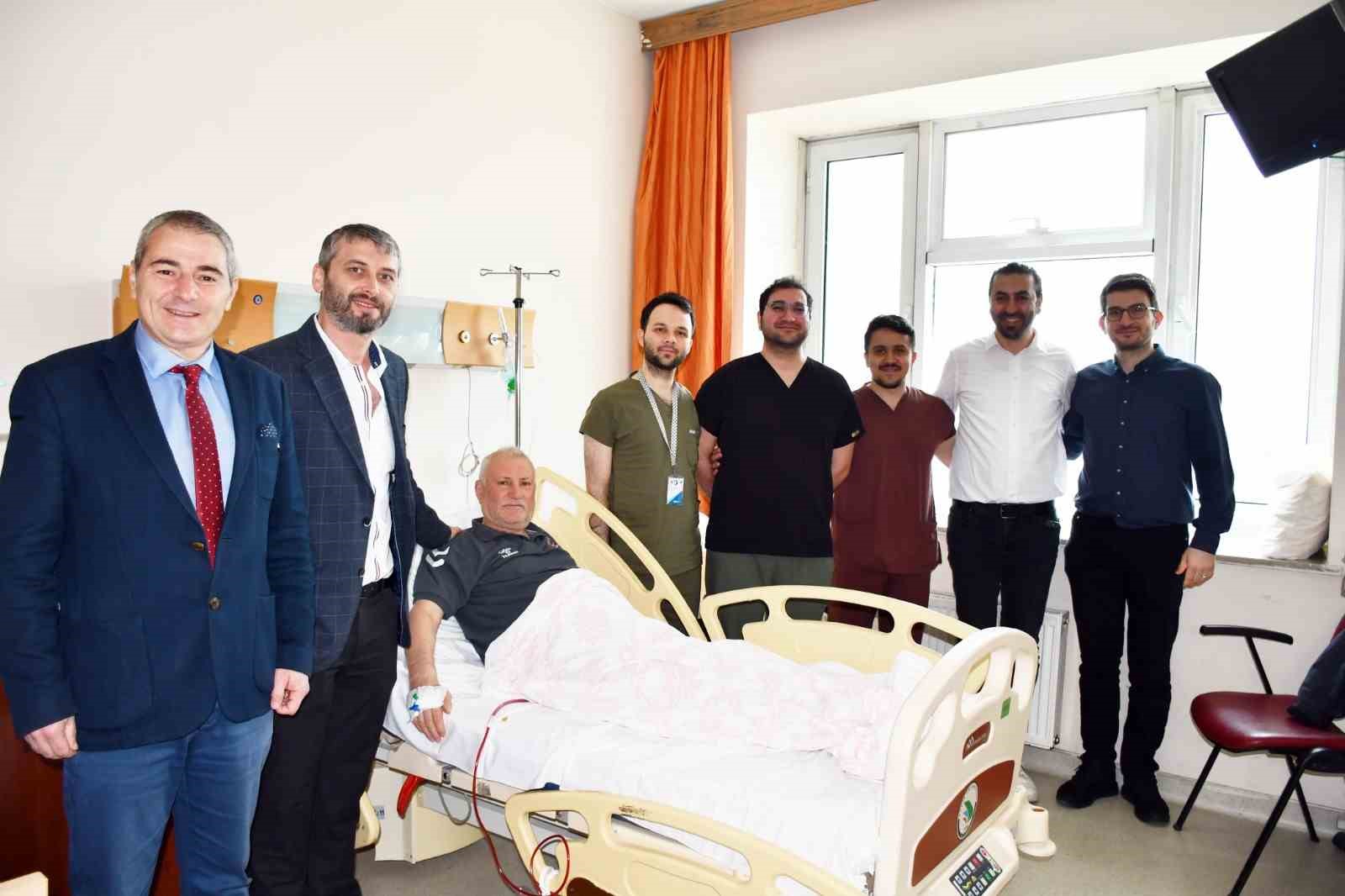 69 Yaşındaki hasta şifayı Düzce Üniversitesi Hastanesinde buldu