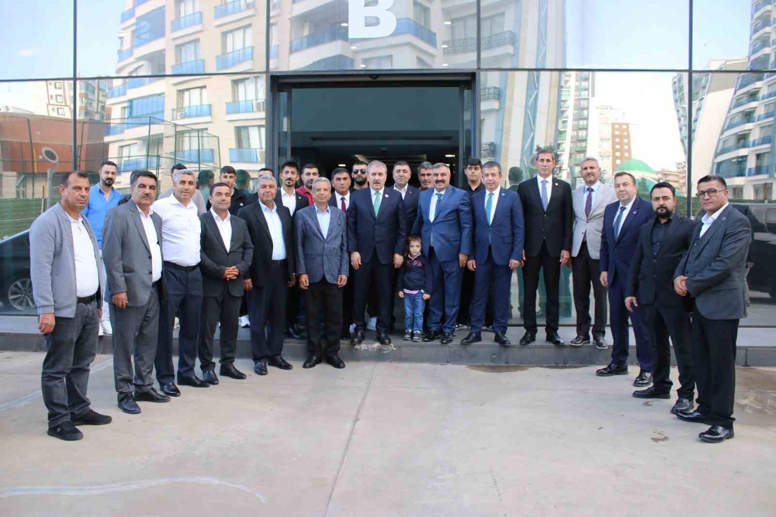 BBP Genel Başkanı Destici, kanaat önderi Arslan ile bir araya geldi
