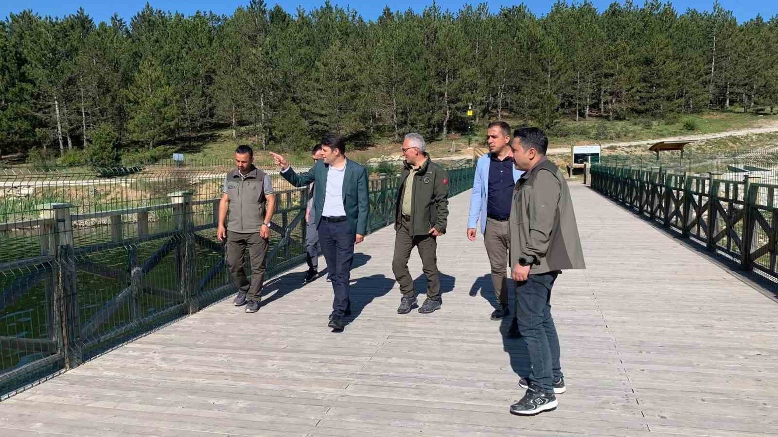 Kaymakam &Ccedil;engel Akdağ Tabiat Parkı&rsquo;nda inceleme yaptı
