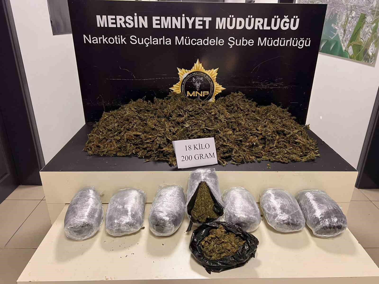 Şeftali serasında çuvallarca uyuşturucu ele geçirildi
