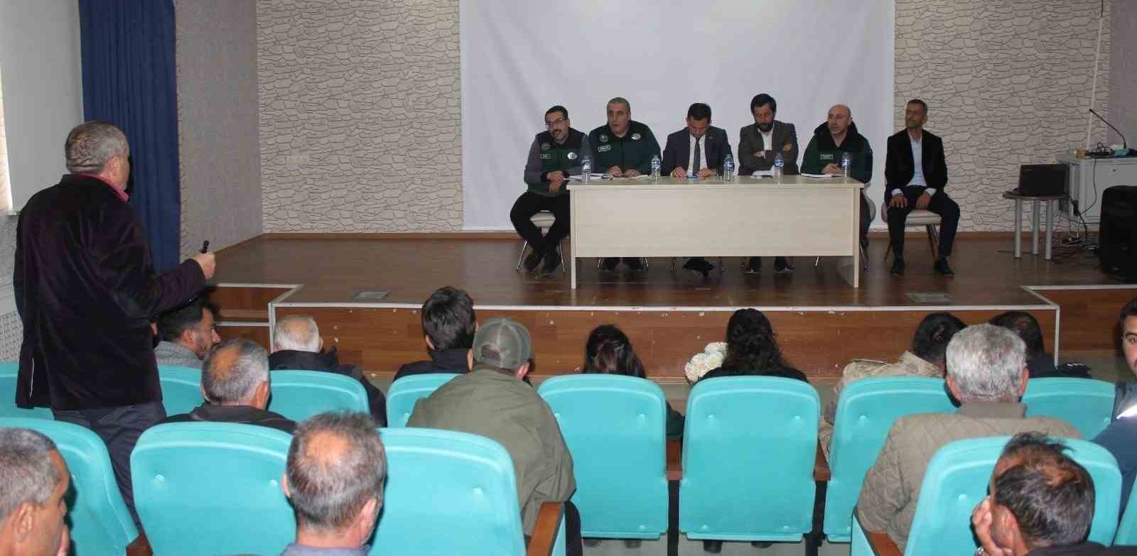 Bayburt’ta çiftçilerin talepleri toplantıda dinlendi