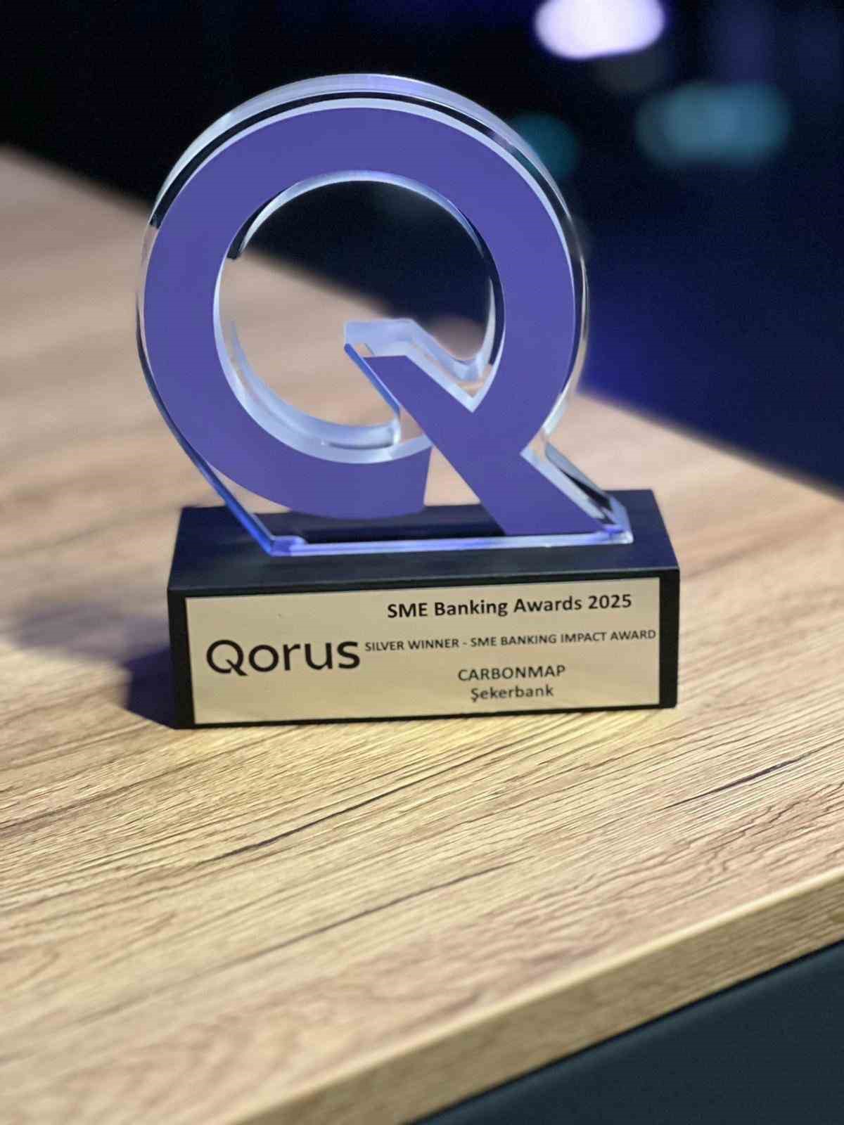 Şekerbank’ın yenilikçi platformu Carbonmap’e uluslararası ödül