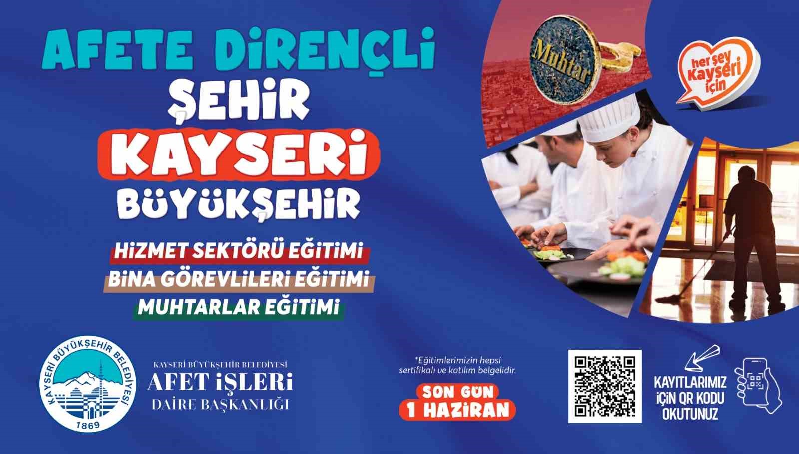 Büyükşehir Afet İşleri’nden acil durumlarda topluma müdahale eğitimi