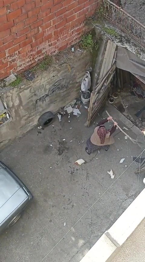 Karadeniz Ereğli’de korku dolu anlar

