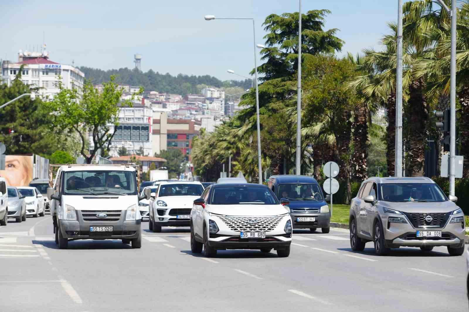 Samsun’da trafiğe kayıtlı araç sayısı 508 bin 377 oldu
