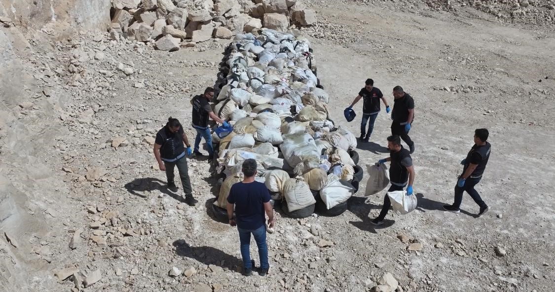 Batman’da 2 ton uyuşturucu madde imha edildi