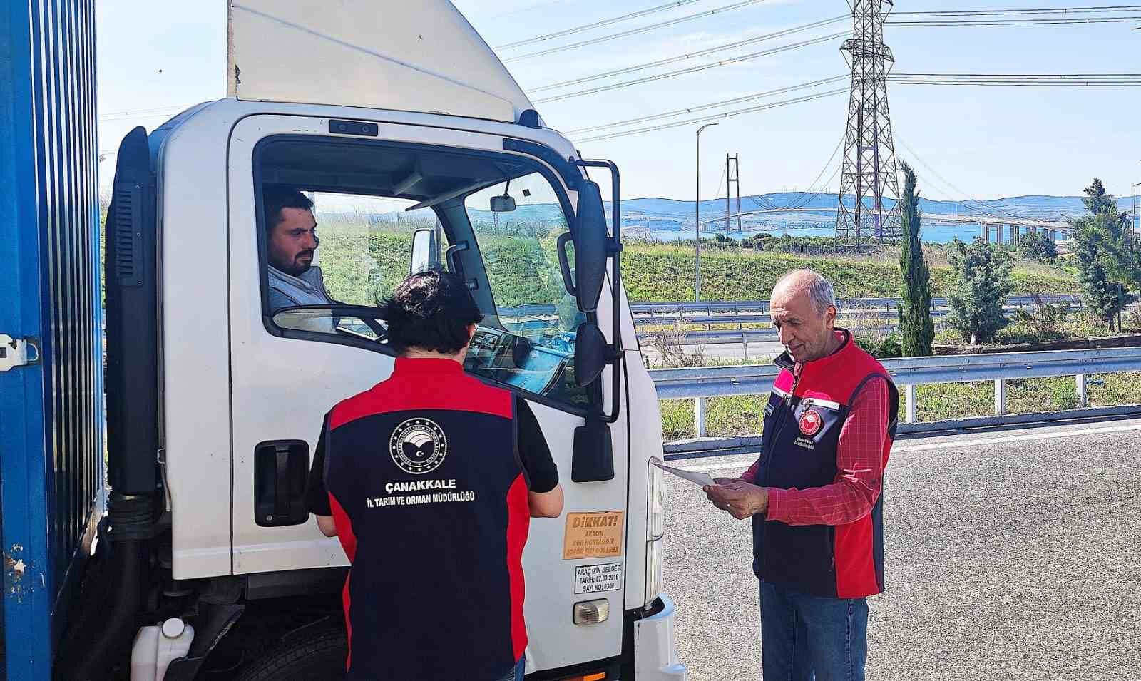 Çanakkale’de kurban bayramı öncesi hayvan denetimleri devam ediyor