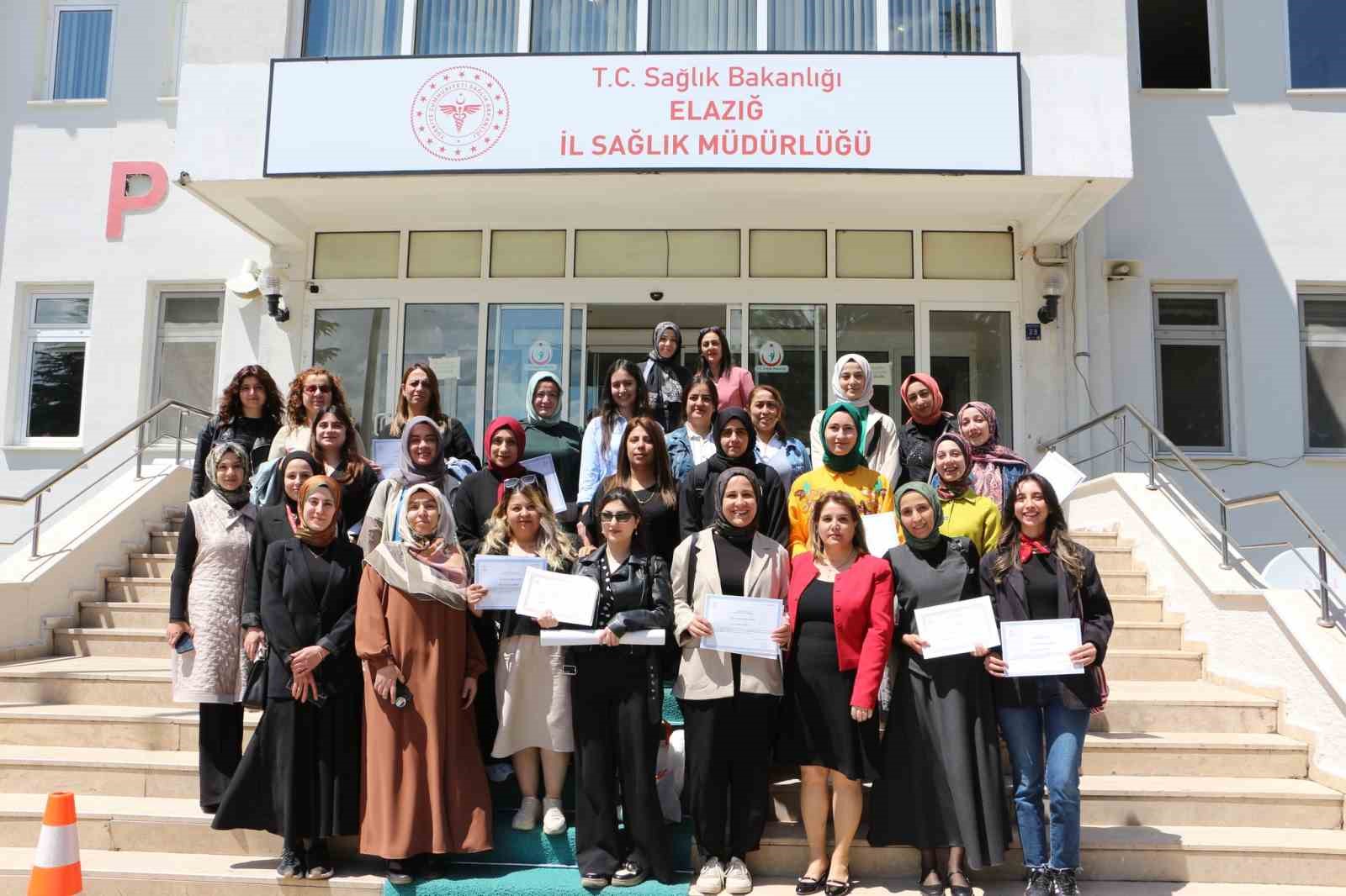 Elazığ’da Gebe Okulu eğitimleri sürüyor