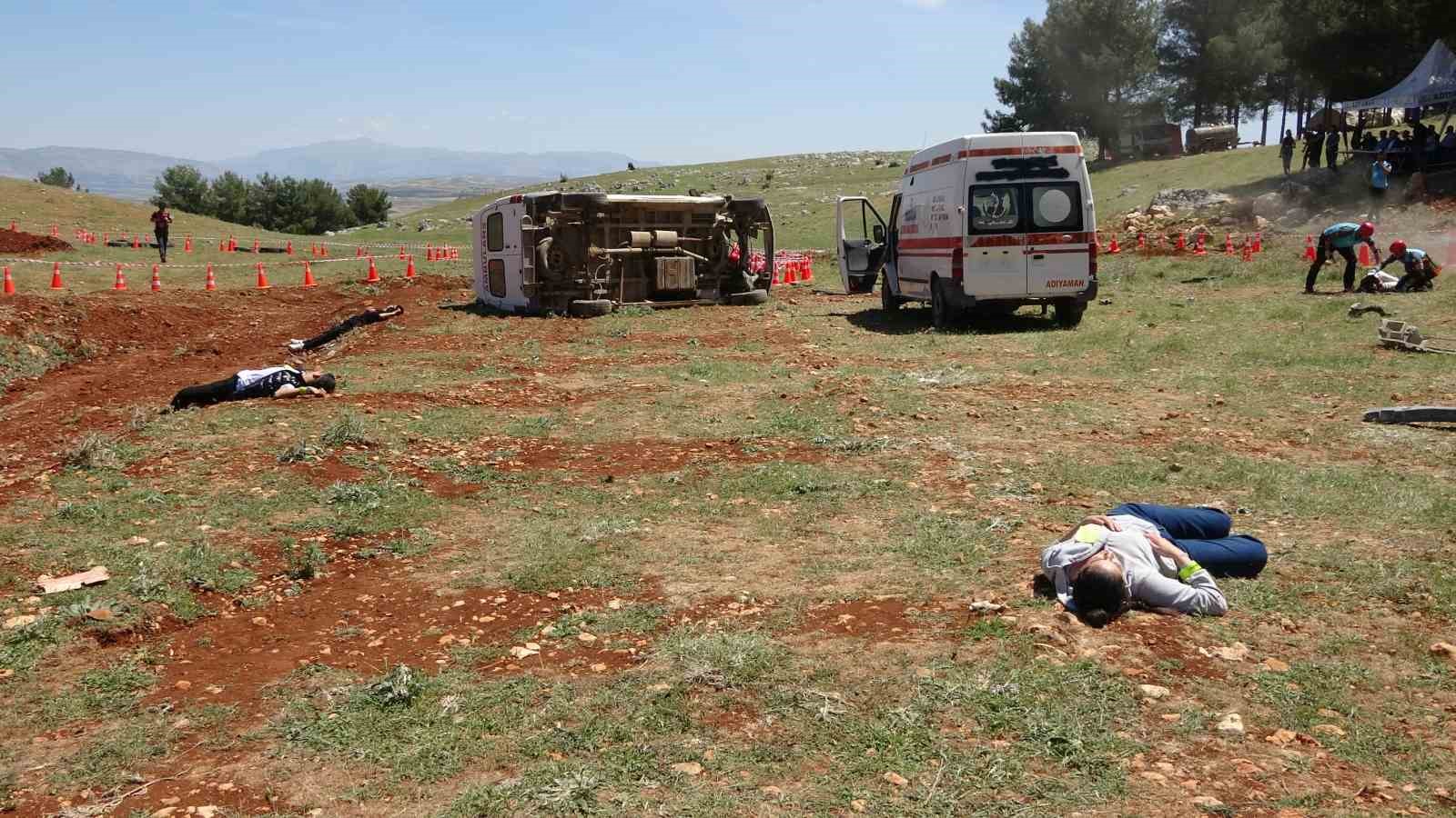 Nefes kesen UMKE Tatbikatı yapıldı