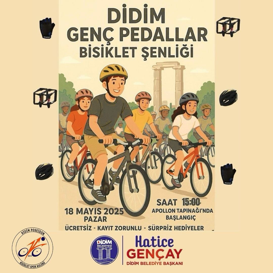 Didim’de Bisiklet Şenliği başlıyor