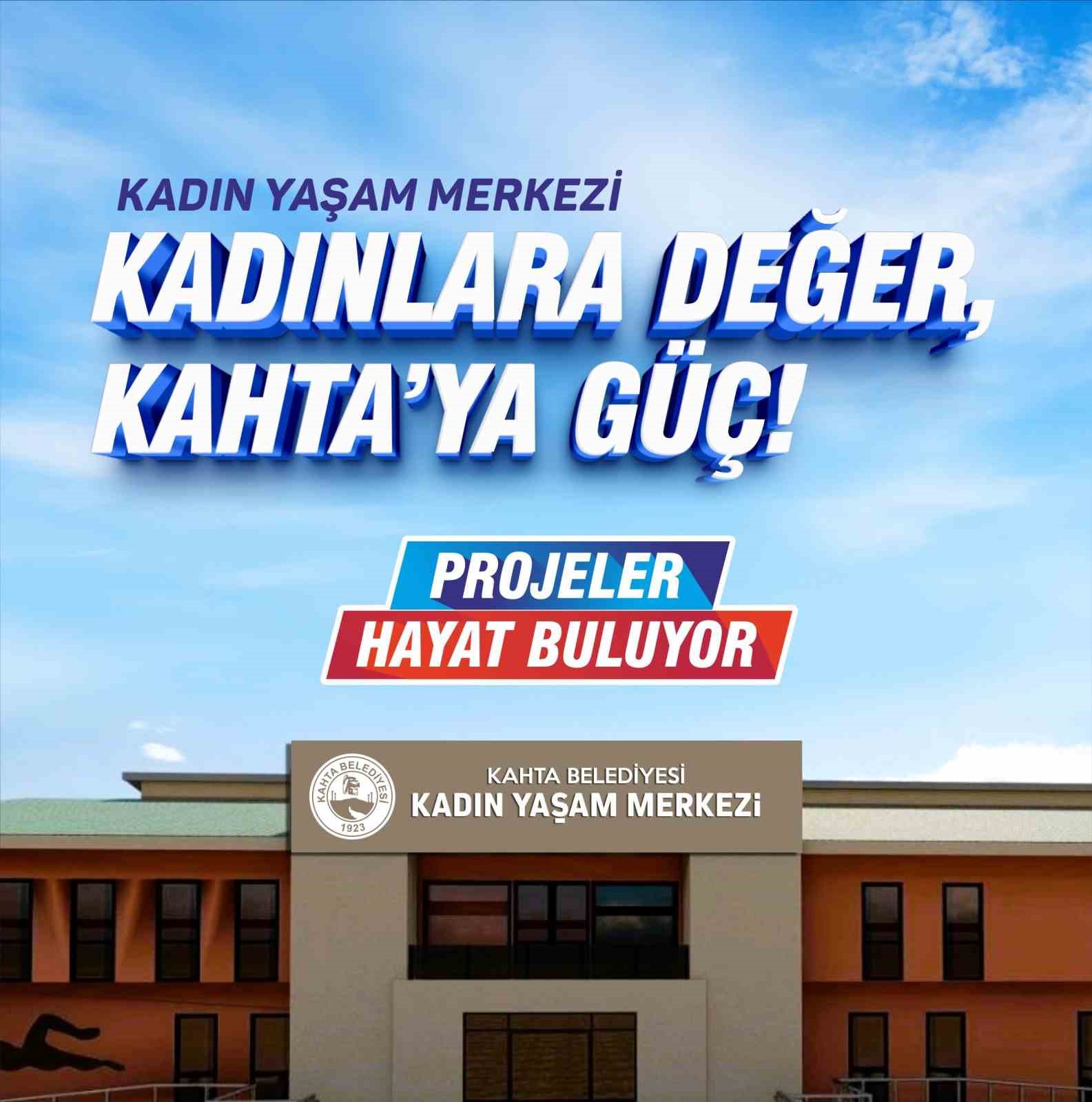 Kahta Belediyesi&rsquo;nden kadınlara &Ouml;zel Yaşam Merkezi m&uuml;jdesi
