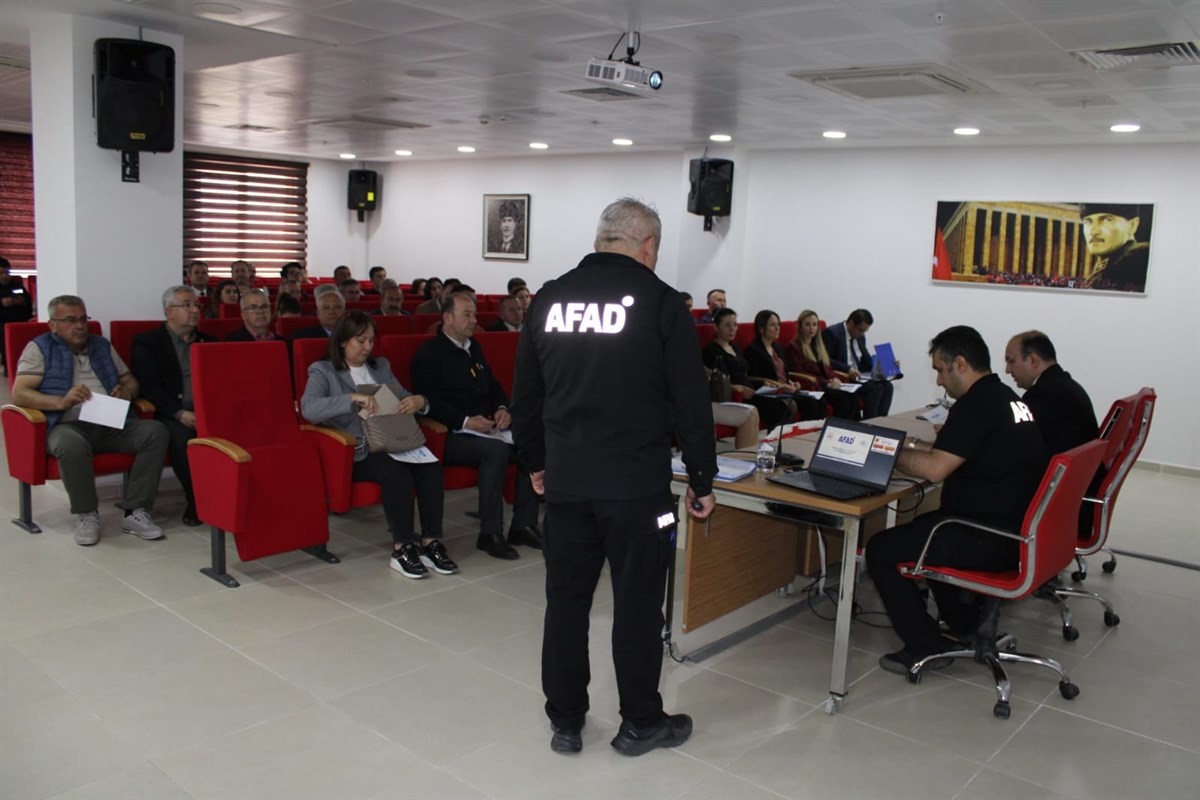 Ergene’de Afet Müdahale Planı Toplantısı gerçekleştirildi