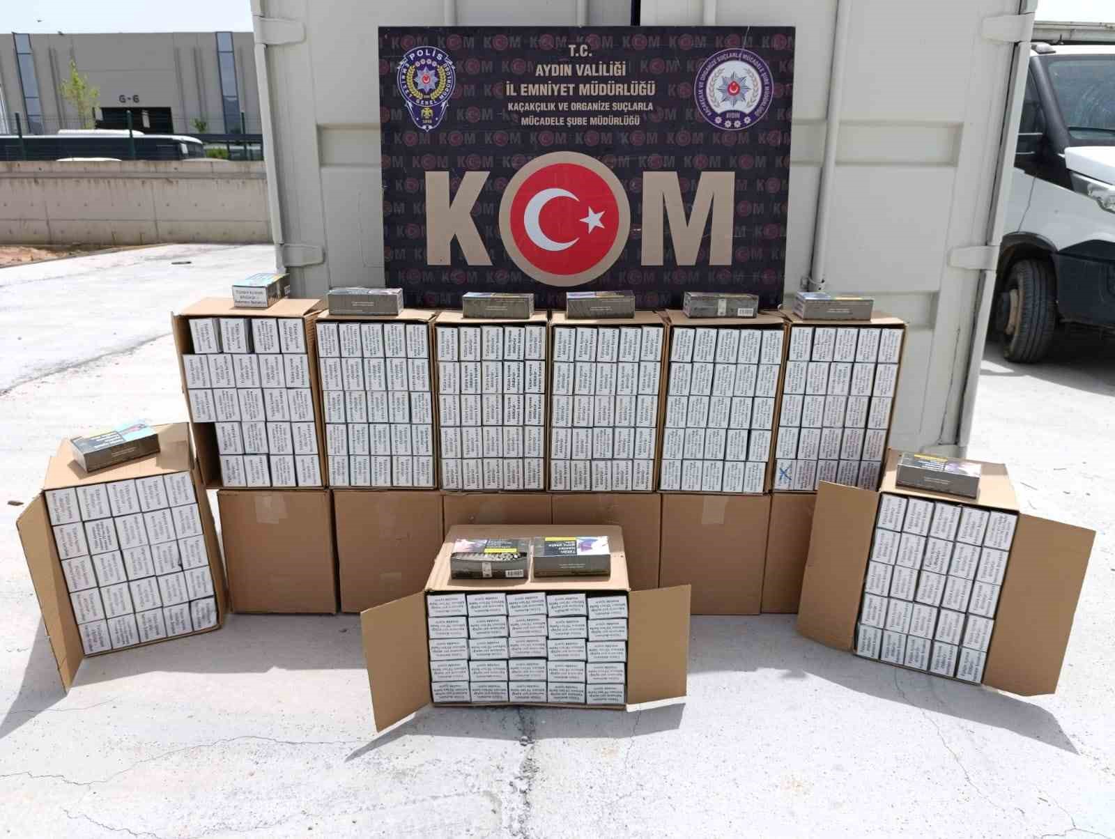 Şüphe üzerine durdurulan araçta binlerce makaron ele geçirildi