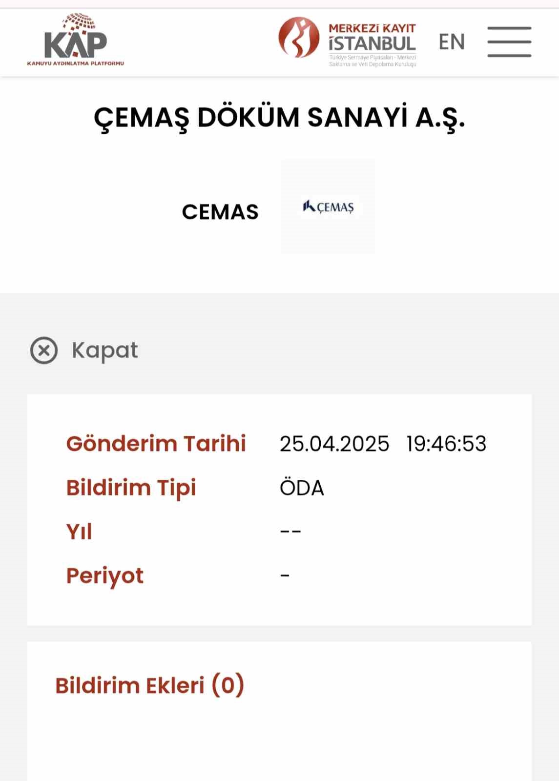Çemas Şirketi’nden toplu işçi çıkarma kararı