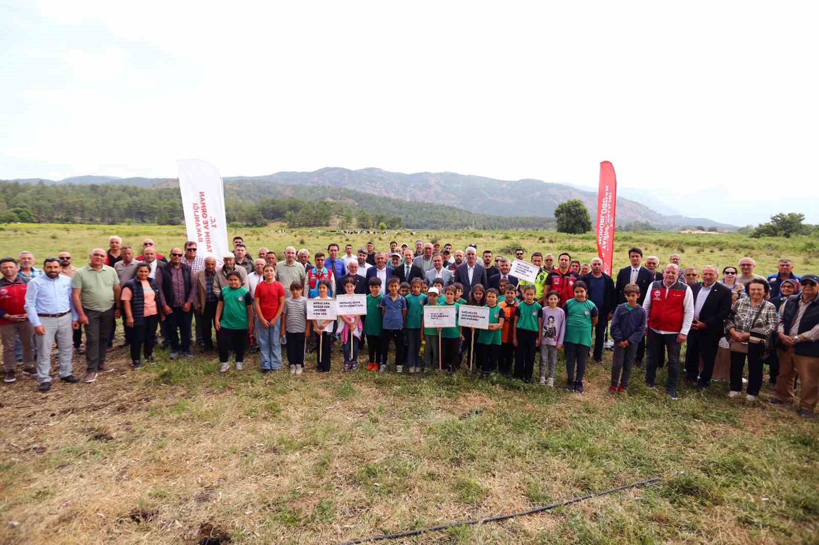 Köyceğiz Döğüşbelen’de 400 dekar meralık alan açıldı