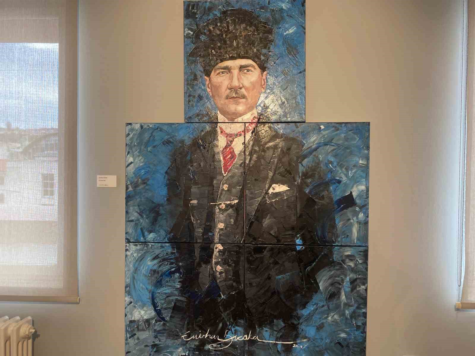 19 Mayıs’a özel ‘Atatürk Portreleri’ sergisi açıldı